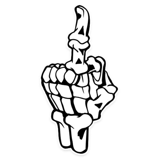 🖕 Стикер «? Иди ты на» для Telegram