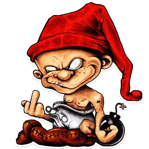 🖕 Стикер «? Иди ты на» для Telegram