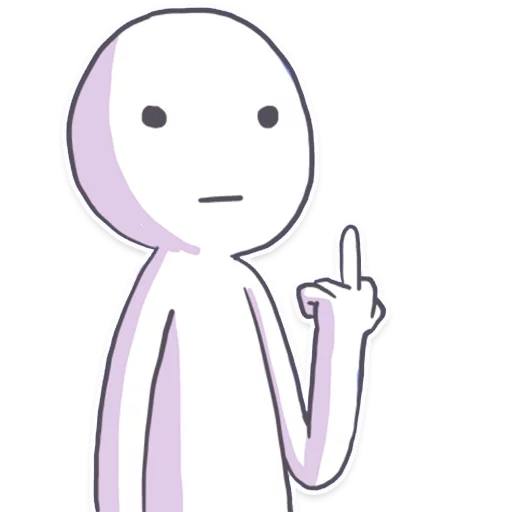 🖕 Стикер «? Иди ты на» для Telegram
