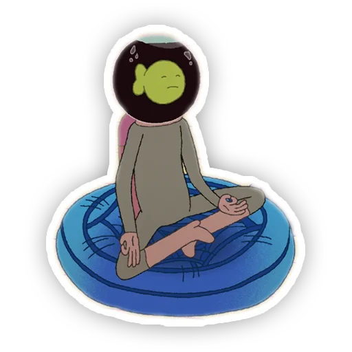 🧘‍♀ Стикер «Midnight Gospel» для Telegram