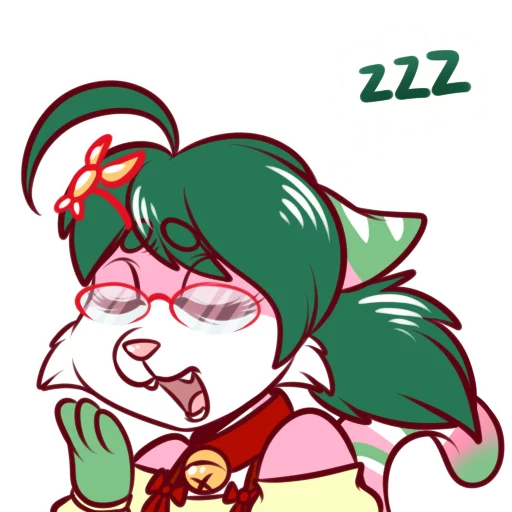 😴 Стикер «Midori!» для Telegram
