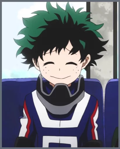 😔 Стикер «Midoriya Izuku» для Telegram
