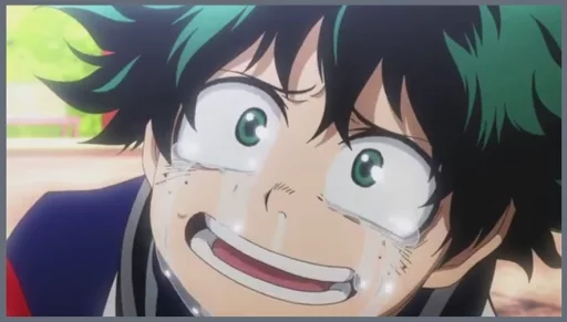 😭 Стикер «Midoriya Izuku» для Telegram