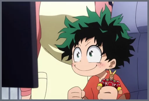 😁 Стикер «Midoriya Izuku» для Telegram