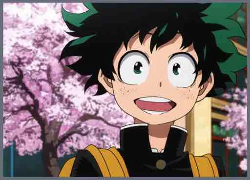 😃 Стикер «Midoriya Izuku» для Telegram