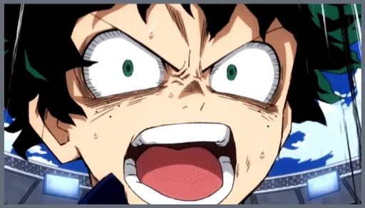 😤 Стикер «Midoriya Izuku» для Telegram