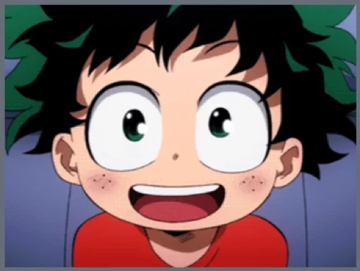 😮 Стикер «Midoriya Izuku» для Telegram