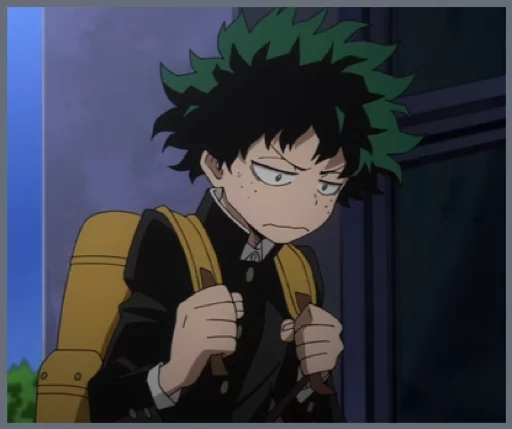 😖 Стикер «Midoriya Izuku» для Telegram