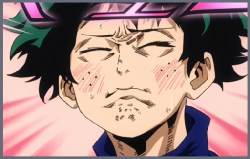🙃 Стикер «Midoriya Izuku» для Telegram