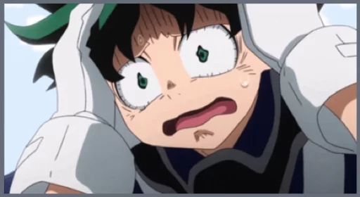 😵 Стикер «Midoriya Izuku» для Telegram