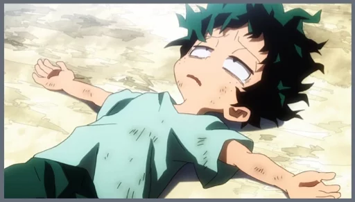🤕 Стикер «Midoriya Izuku» для Telegram