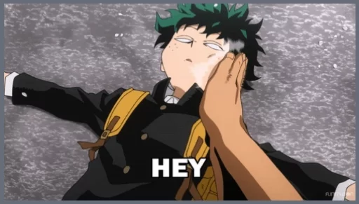 😑 Стикер «Midoriya Izuku» для Telegram