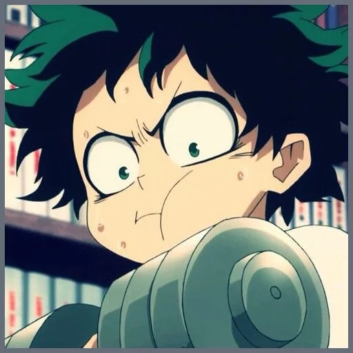 🏋️‍♀️ Стикер «Midoriya Izuku» для Telegram