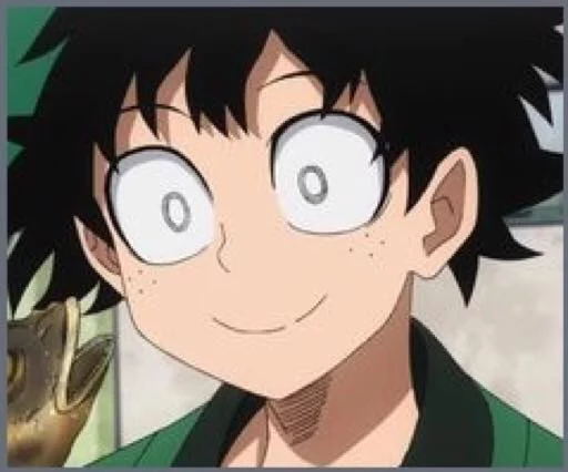 😑 Стикер «Midoriya Izuku» для Telegram