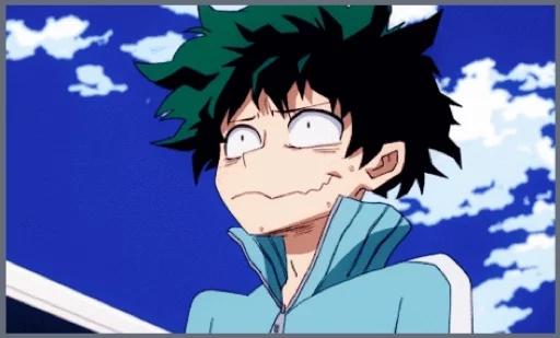 😐 Стикер «Midoriya Izuku» для Telegram
