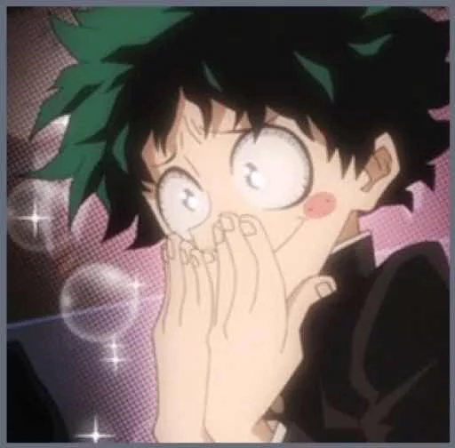🙀 Стикер «Midoriya Izuku» для Telegram