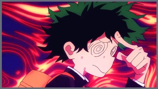 🤔 Стикер «Midoriya Izuku» для Telegram