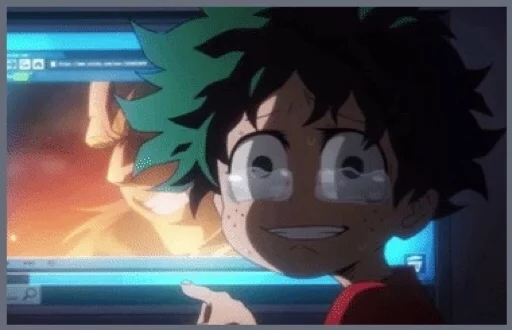 😰 Стикер «Midoriya Izuku» для Telegram