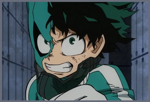 😠 Стикер «Midoriya Izuku» для Telegram