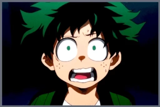 😧 Стикер «Midoriya Izuku» для Telegram