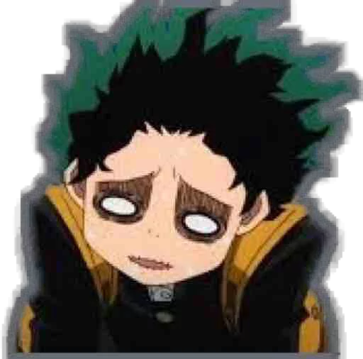 💀 Стикер «Midoriya Izuku» для Telegram
