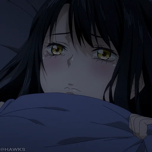 👻 Стикер «? Mieruko-chan» для Telegram