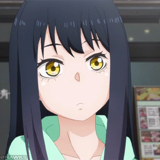 ☠️ Стикер «? Mieruko-chan» для Telegram