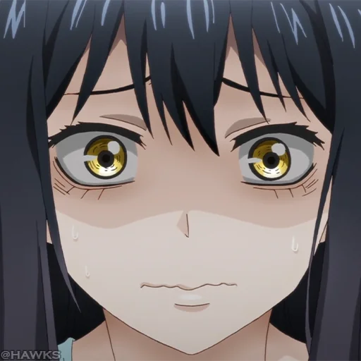 👻 Стикер «? Mieruko-chan» для Telegram