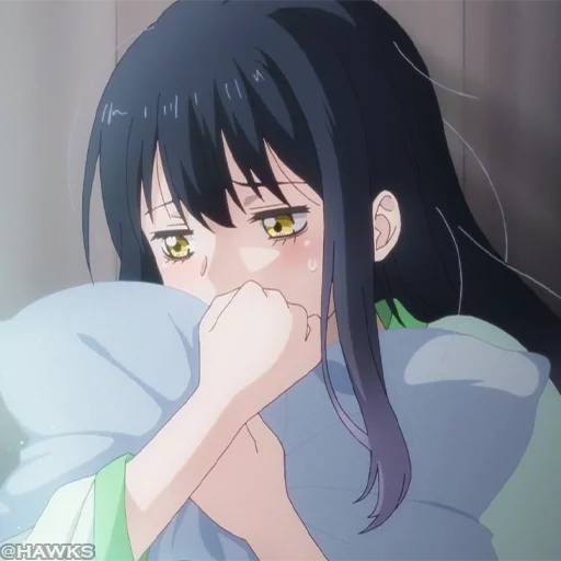 ☠️ Стикер «? Mieruko-chan» для Telegram