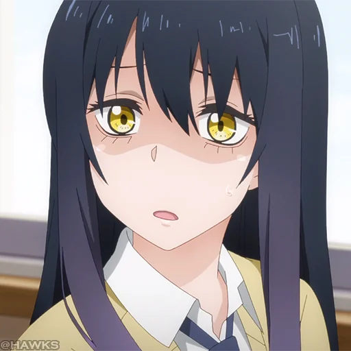 👻 Стикер «? Mieruko-chan» для Telegram