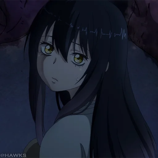 👻 Стикер «? Mieruko-chan» для Telegram