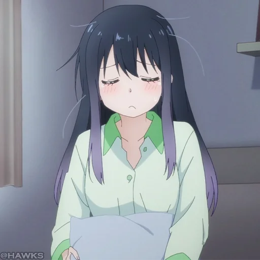 ☠️ Стикер «? Mieruko-chan» для Telegram