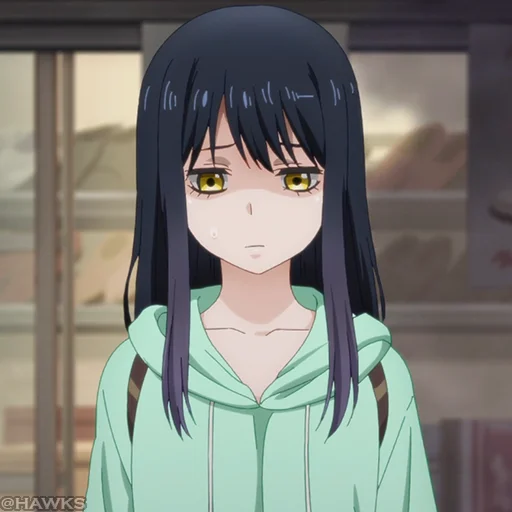 ☠️ Стикер «? Mieruko-chan» для Telegram