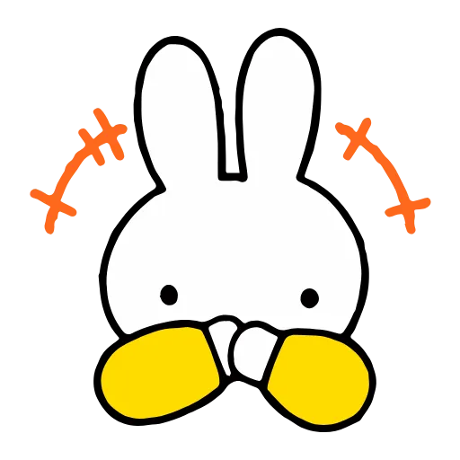 Стикер 8 🐰Miffy bunny