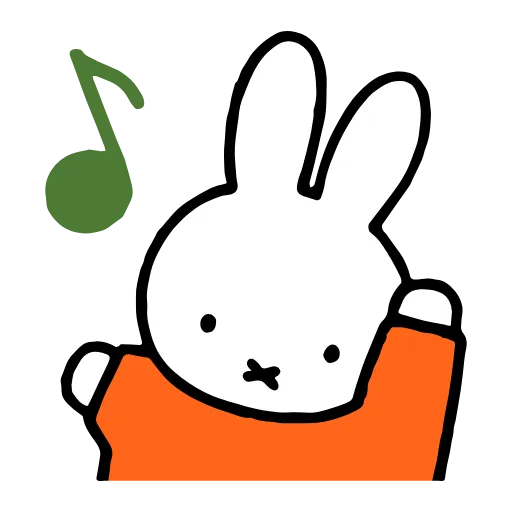 Стикер 3 🐰Miffy bunny