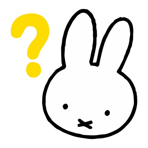 Стикер 5 🐰Miffy bunny