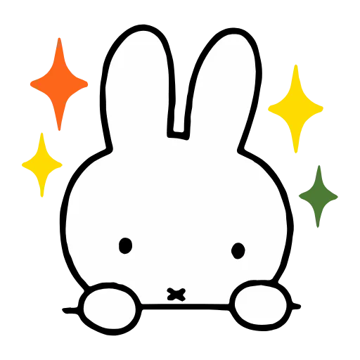 Стикер 4 🐰Miffy bunny