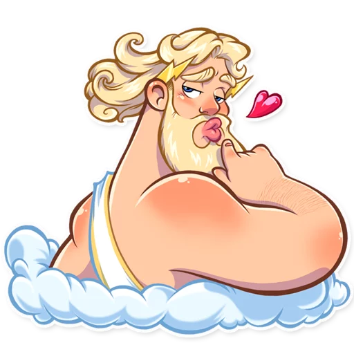 😘 Стикер «Zeus» для Telegram