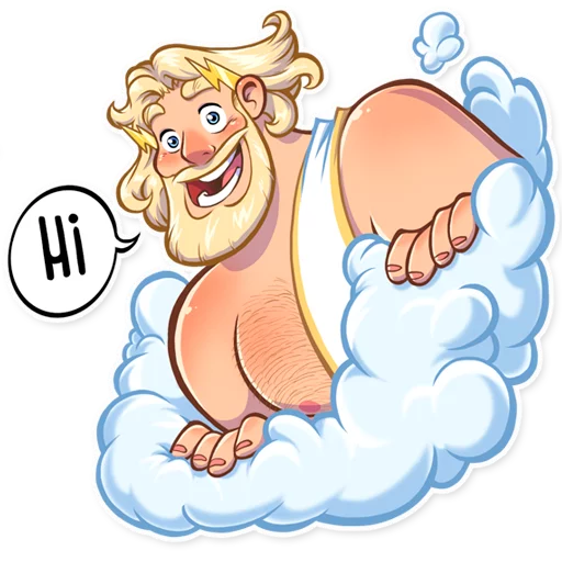 👋 Стикер «Zeus» для Telegram