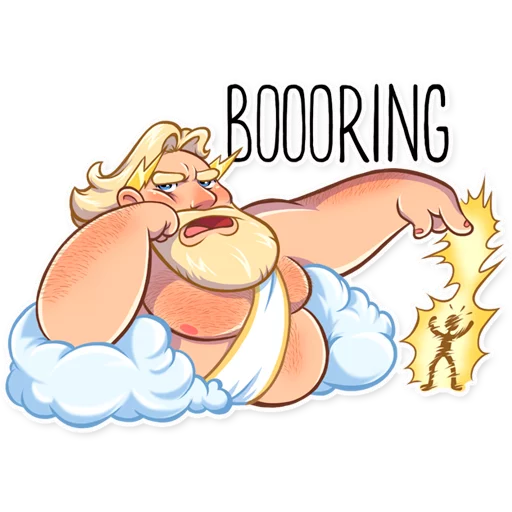 😑 Стикер «Zeus» для Telegram
