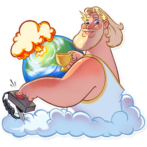 ☕ Стикер «Zeus» для Telegram