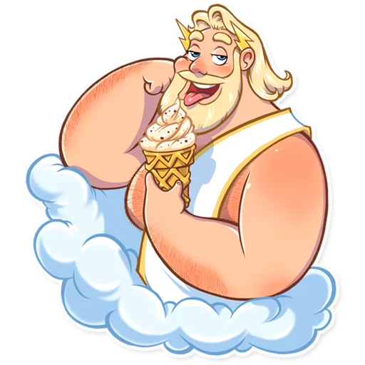 🍦 Стикер «Zeus» для Telegram