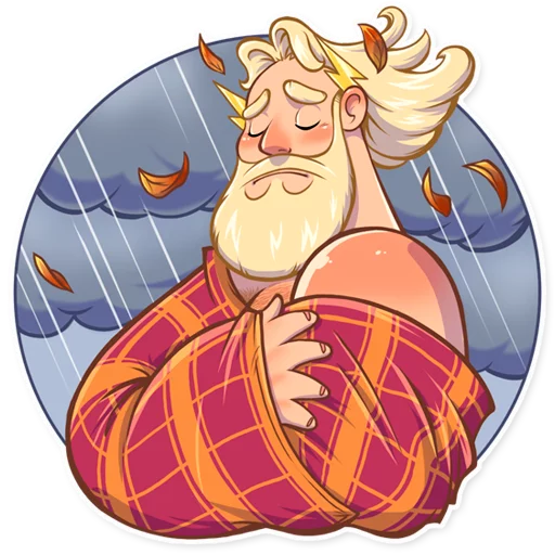 🍁 Стикер «Zeus» для Telegram