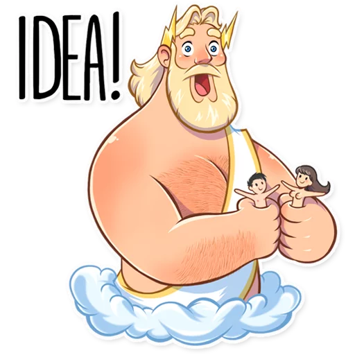 😯 Стикер «Zeus» для Telegram
