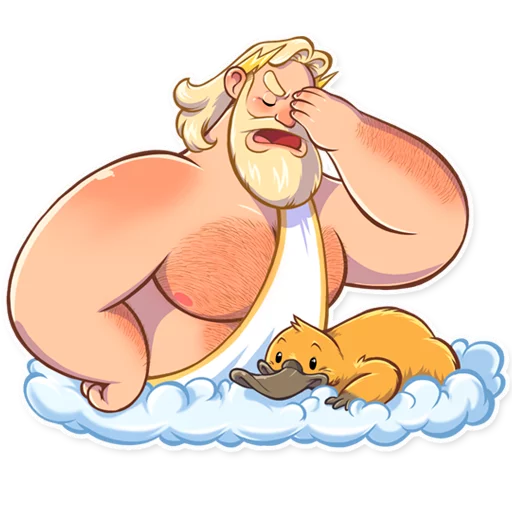 🤦 Стикер «Zeus» для Telegram