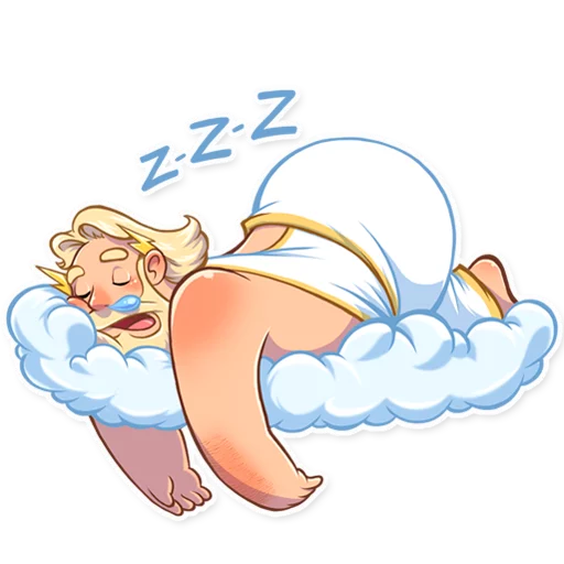 😴 Стикер «Zeus» для Telegram