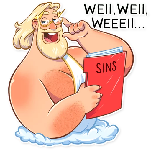 🤓 Стикер «Zeus» для Telegram