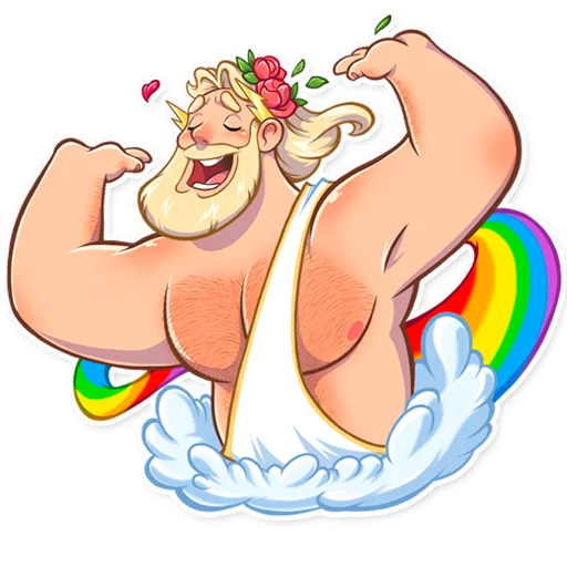 🦄 Стикер «Zeus» для Telegram