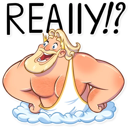 😲 Стикер «Zeus» для Telegram
