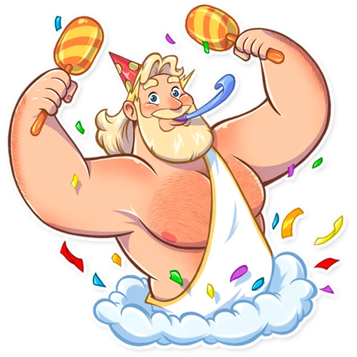 🎊 Стикер «Zeus» для Telegram